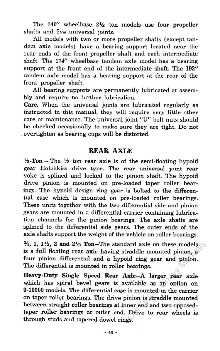 1959 Chevrolet Truck Operators Manual Page 92